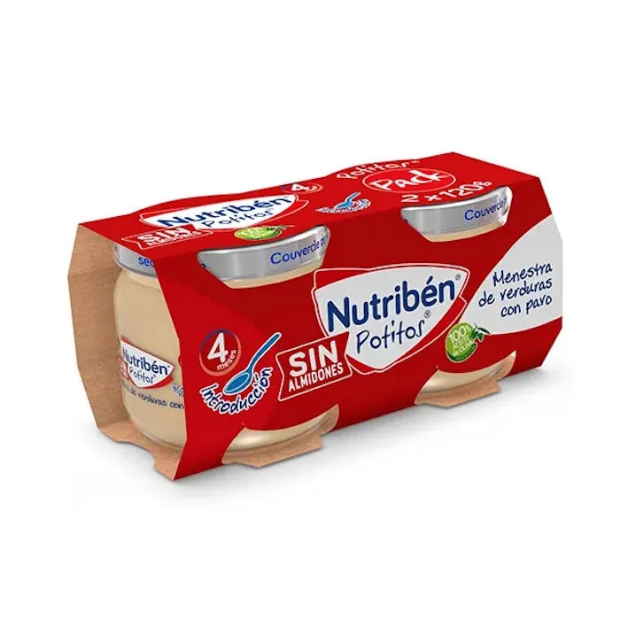 Nutriben Bipack Introduzione alle Verdure con Tacchino 120 g