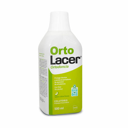 Collutorio Lacer Ortolacer Cura ortodontica Lime 500 ml
