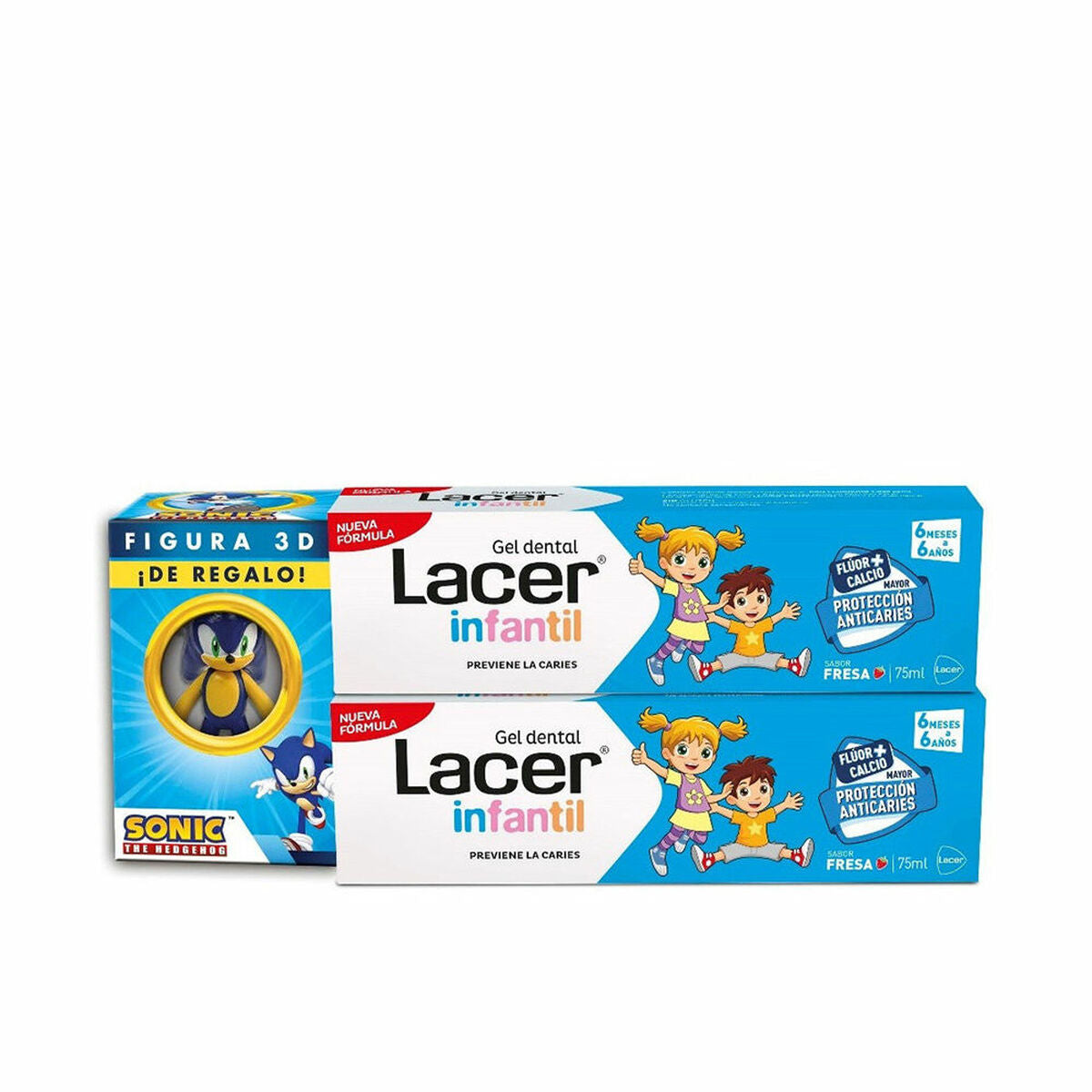 Toothpaste Lacer Infantil 75 ml Strawberry 2 Units-0