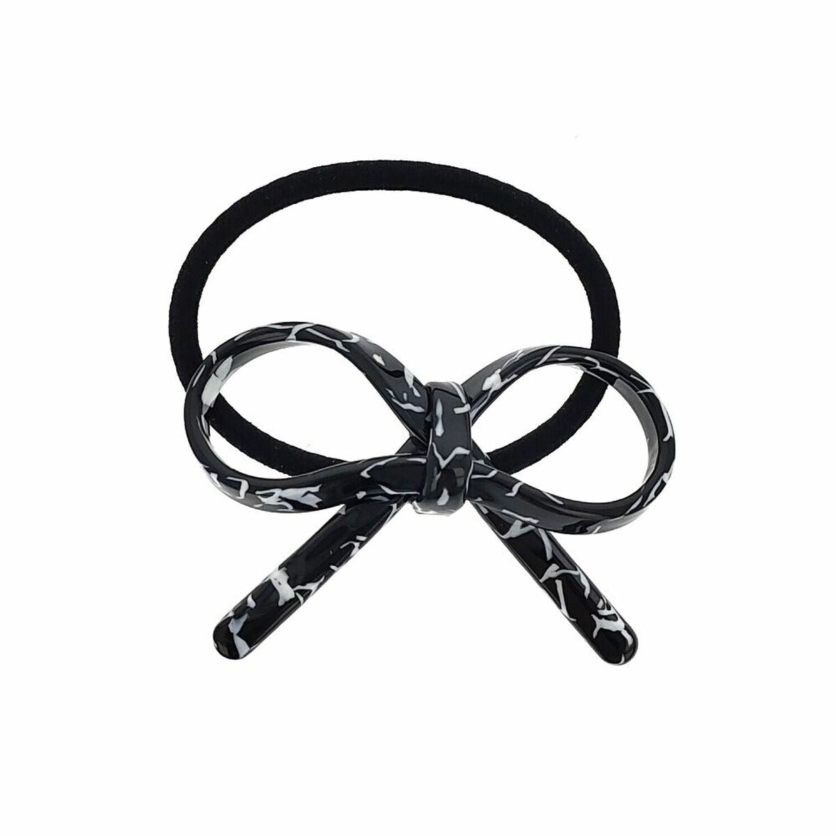 Elastico per capelli Araban Nero Bianco Lasso-0