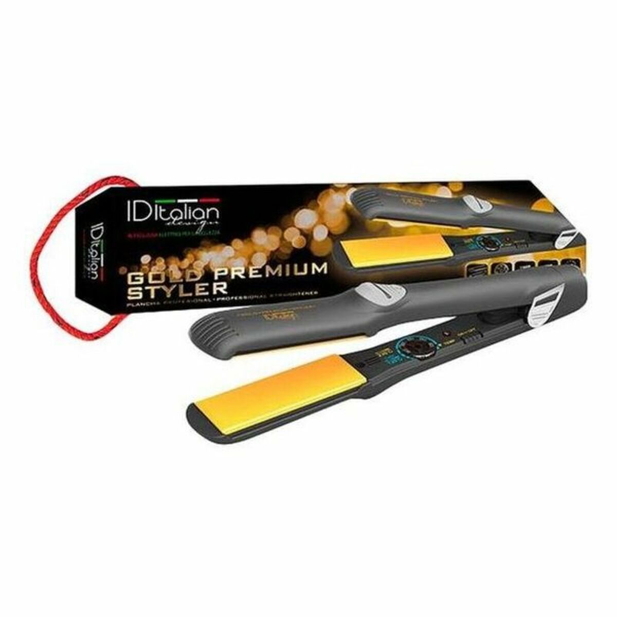 Plancha de Pelo Gold Premium Styler Id Italian Gold Premium Styler (1 Unidad)-0