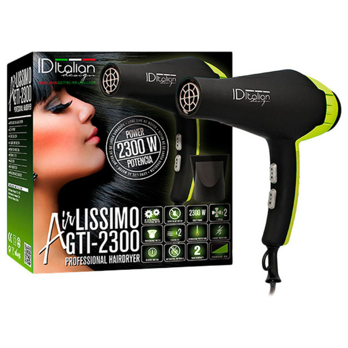 Hairdryer Airlissimo GTI 2300 Id Italian (1 Unit)-1