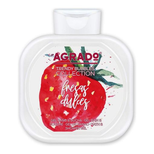 Agrado gel Baño e Ducha Fresas Dulces750