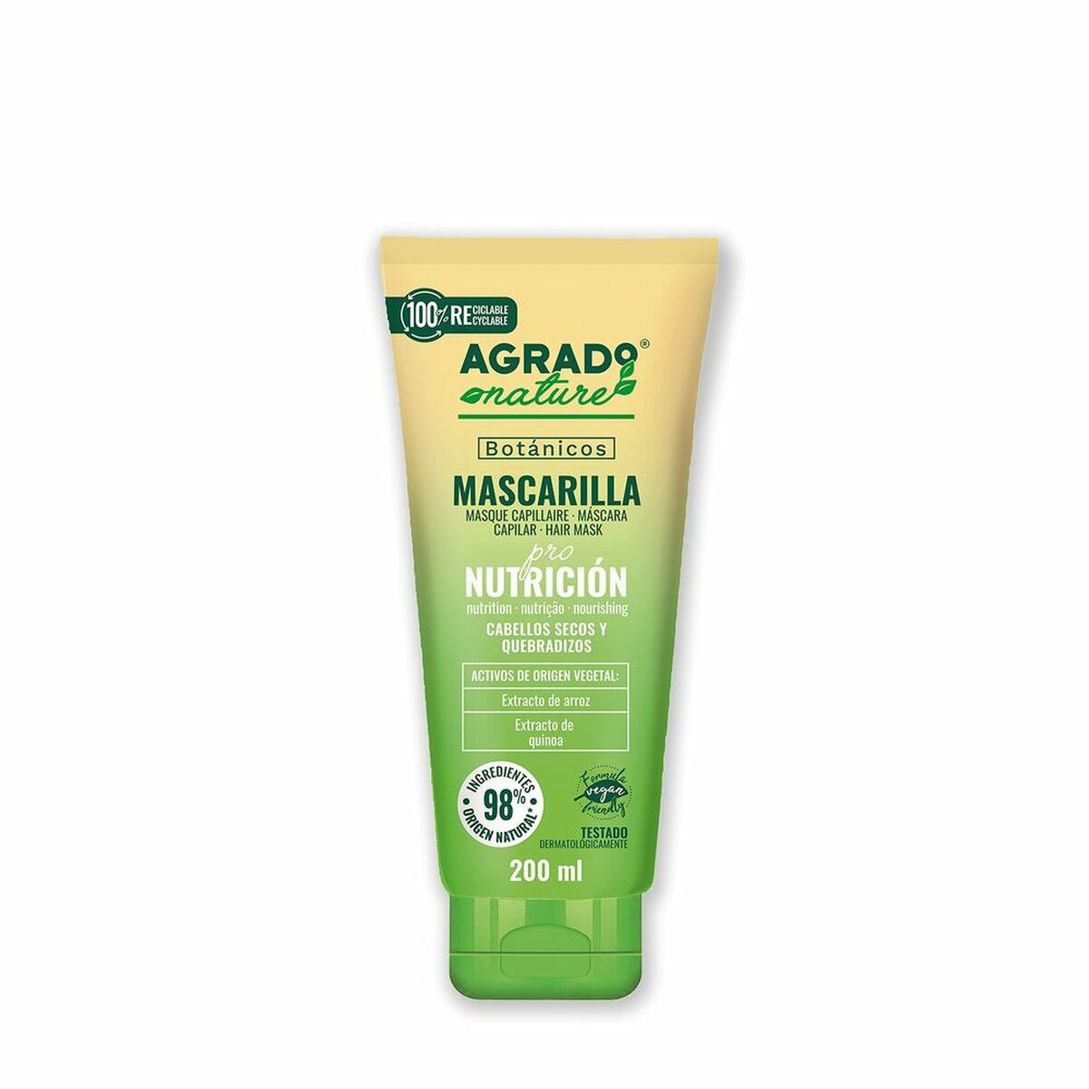 Masque capillaire Agrado Nature (200 ml)-0