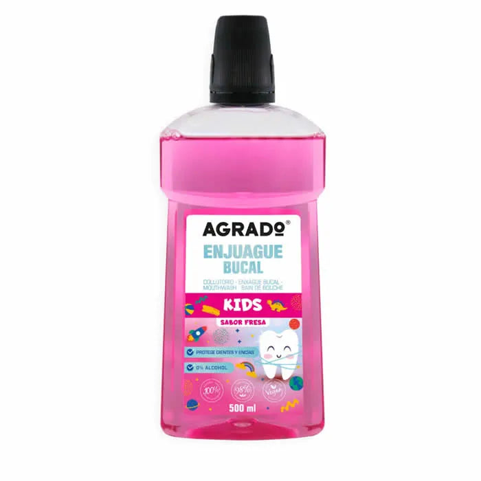 Agrado collutorio Kids Strawberry 500 ml