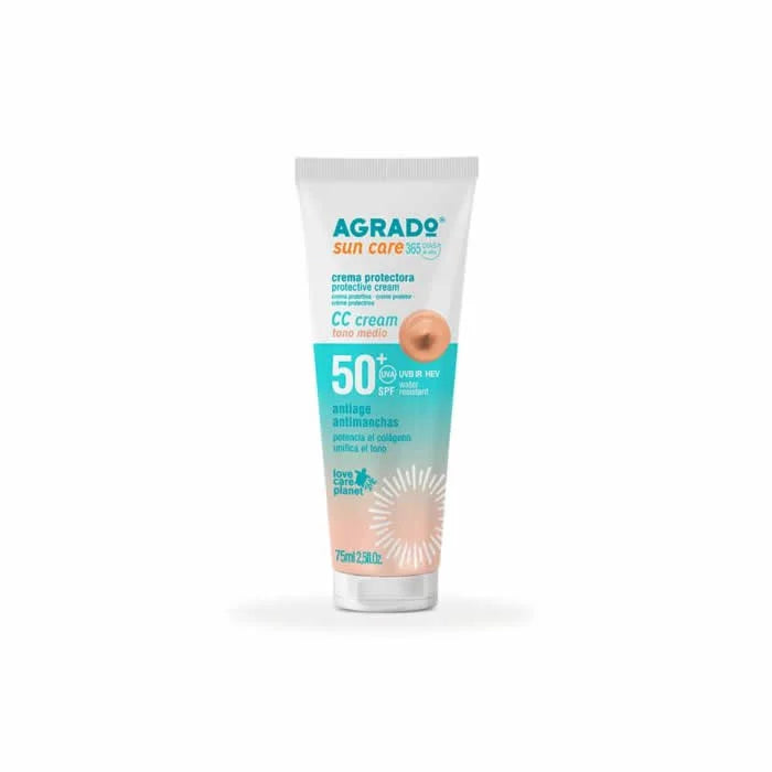 Agrado Protective crema Cc Spf50 Medium 75 ml