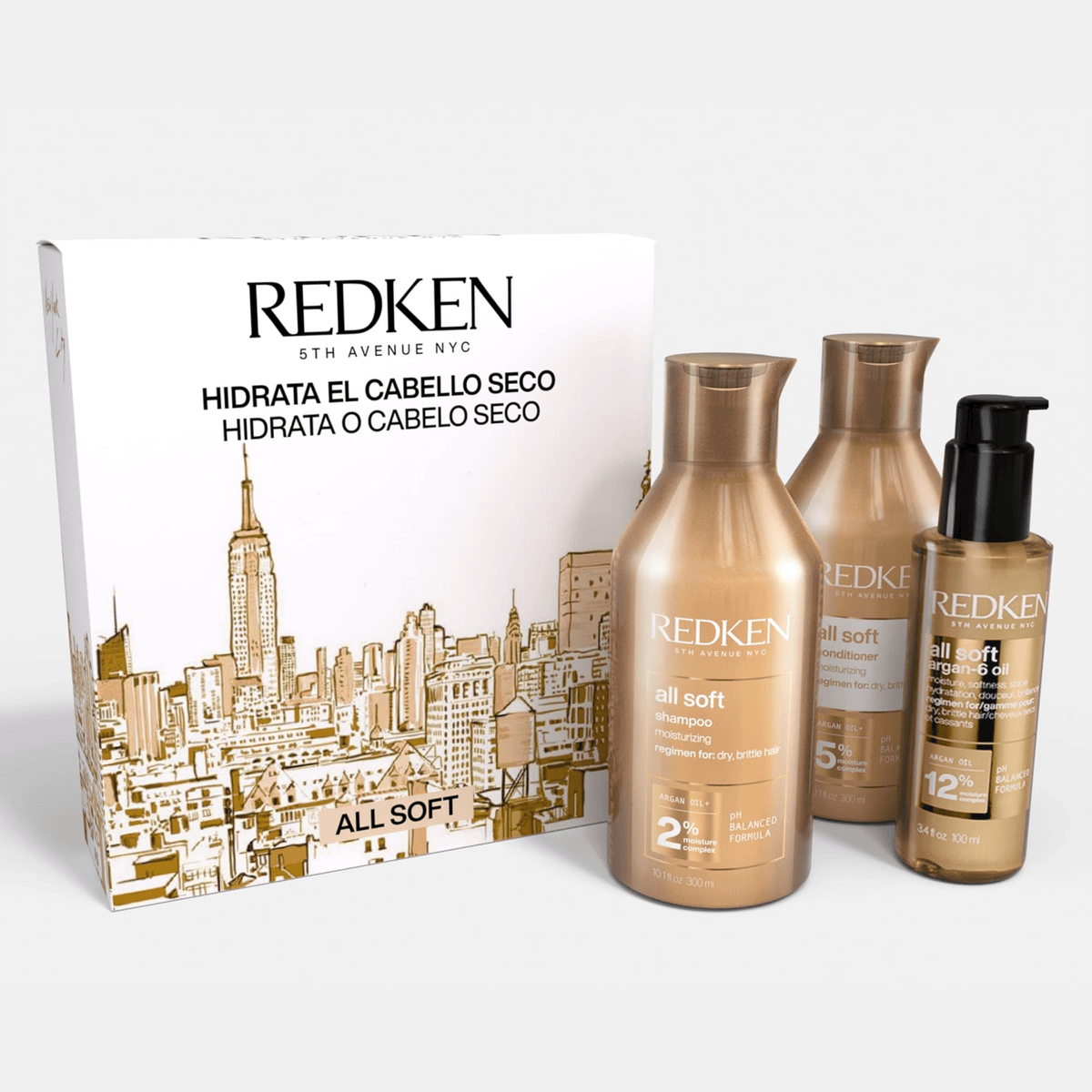 Redken All Soft cofanetto 3 pz