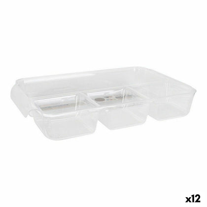 Organizer Multiuso Confortime Trasparente 37,5 x 23,5 x 5, cm (12 Unità)