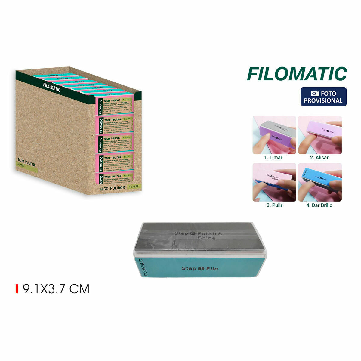 Nail file Filomatic Multifunction (24 Units)-1