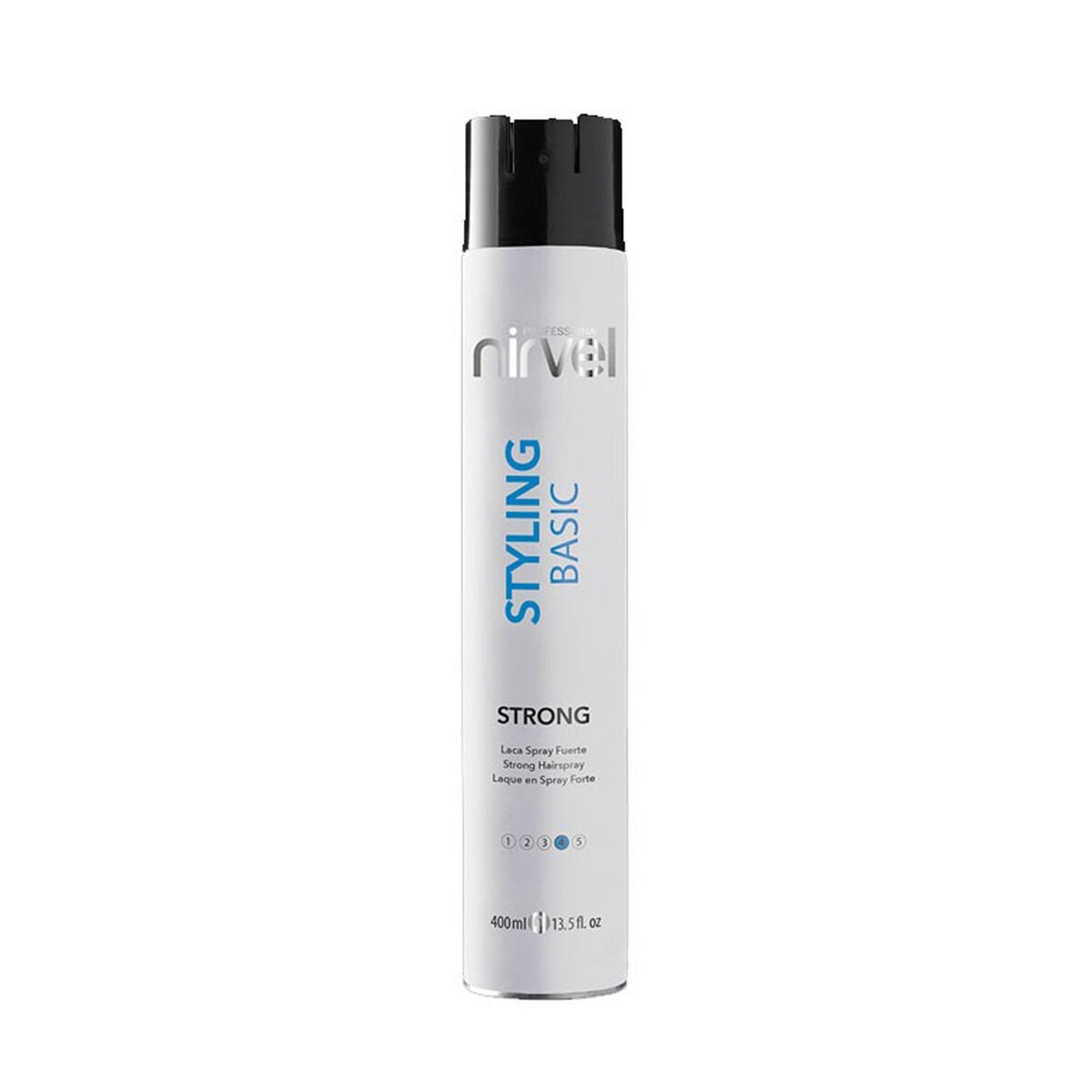 Spray capillaire à tenue forte, style basique Nirvel (400 ml)-0