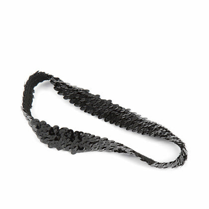 Bande de fixation élastique Inca Noir Paillettes