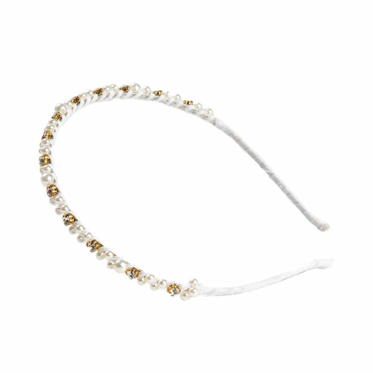 Bandeau Inca Métal Multicolore Perles de verre-0