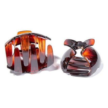 Clip Inca Pinza Concha Francesa Marrone