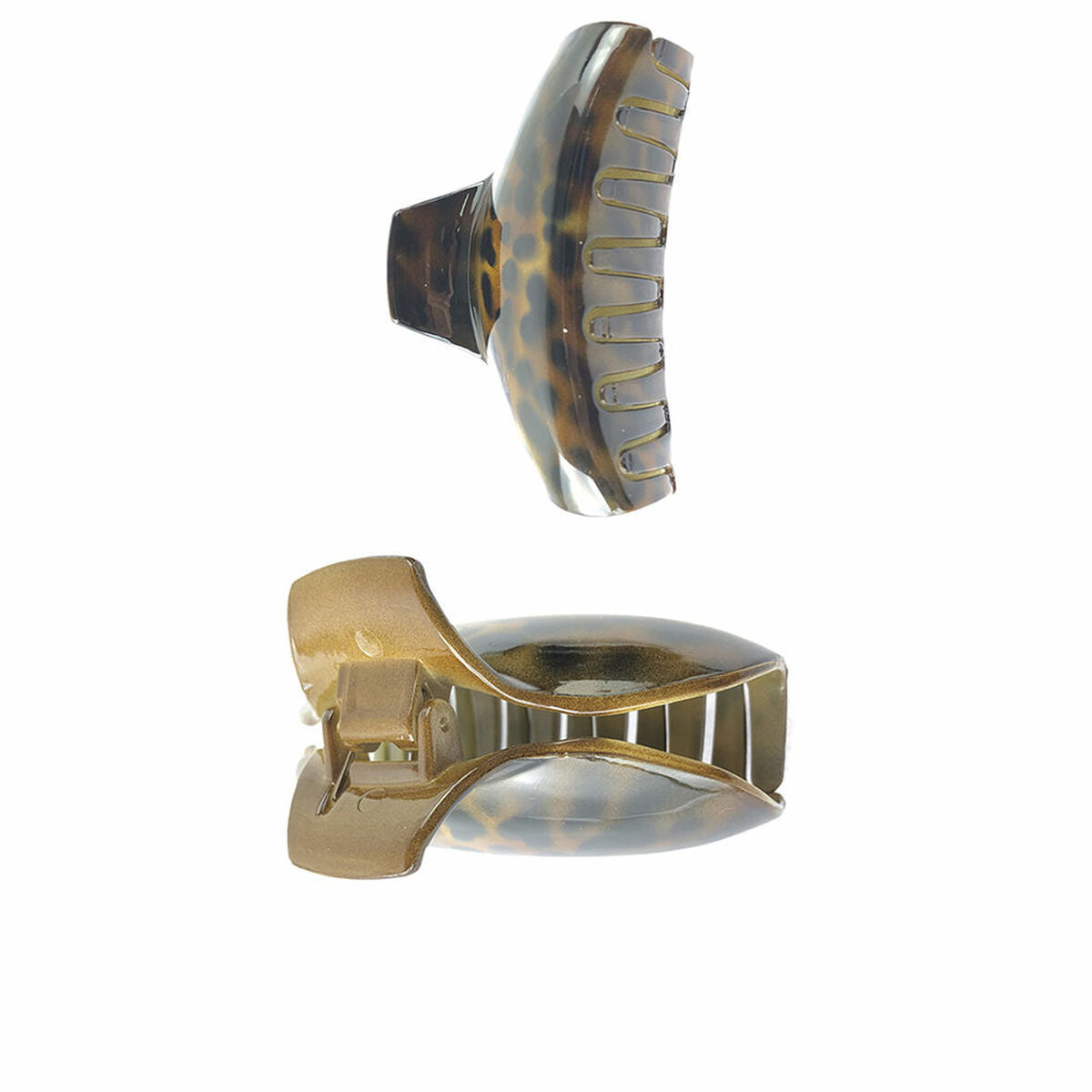 Hair clips Inca Pinza Curvada Leopard-0