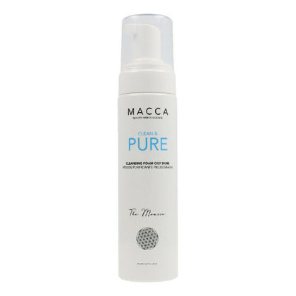 Mousse Detergente Clean & Pure Macca Clean Pure Pelle grassa 200 ml