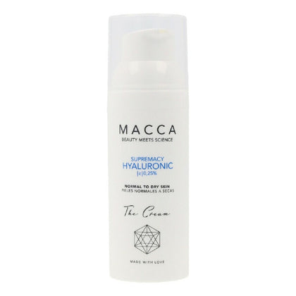 Crème Hydratante Intensive Supremacy Hyaluronic Macca 0,25% Acide Hyaluronique Peaux Sèches (50 ml)