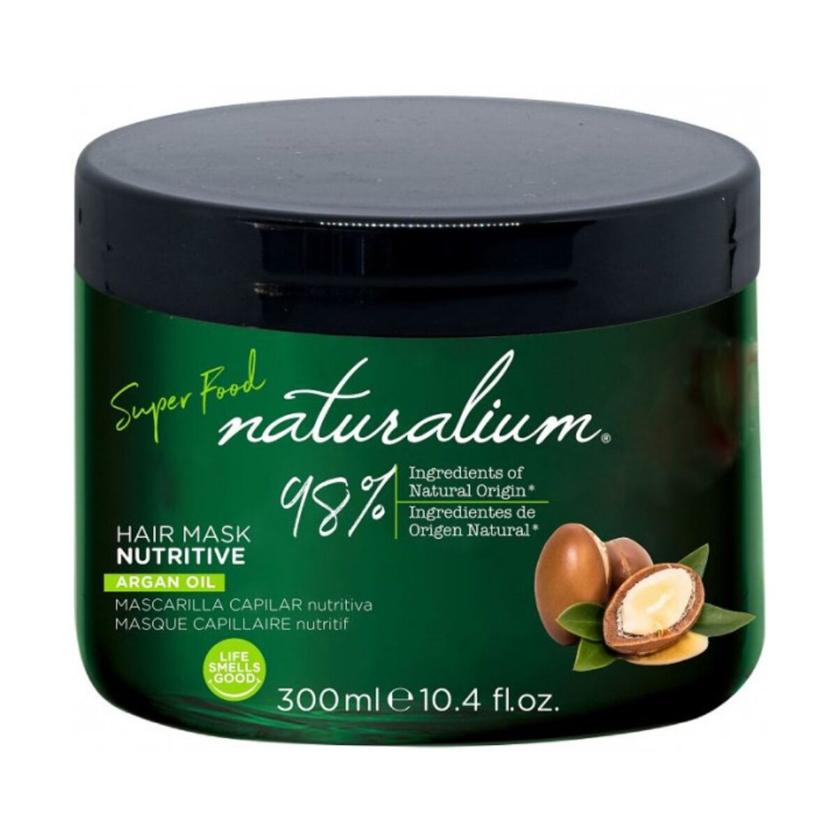 Maschera Nutriente Per Capelli Naturalium Super Food Olio Di Argan 300 ml-0