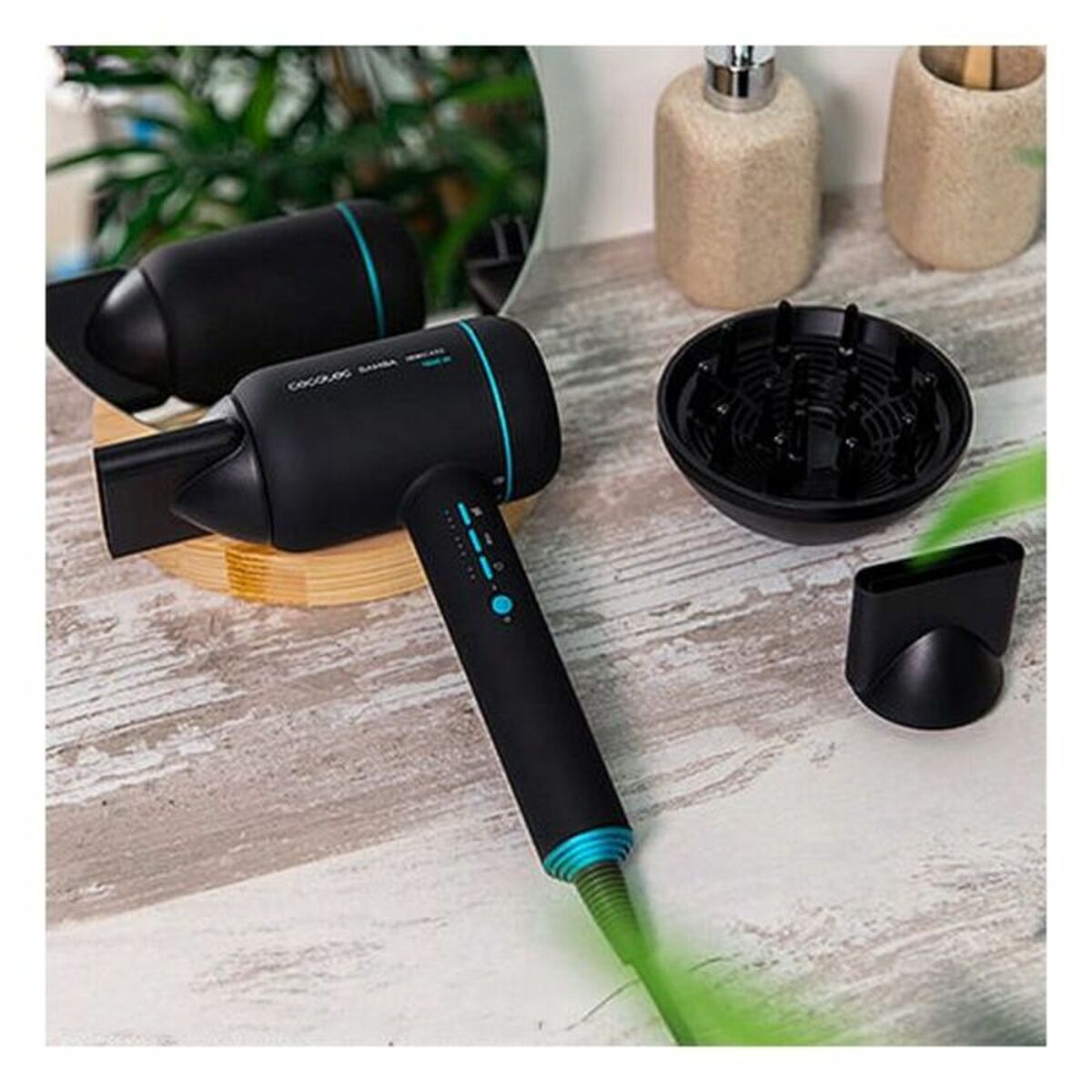 Sèche-cheveux Cecotec Bamba IoniCare 6000 Rockstar Ice 1800W 1800 W-4