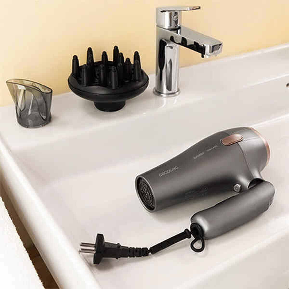 Secador de Pelo Cecotec Bamba IoniCare 5250 EasyCollect Pro Negro 2100 W-3