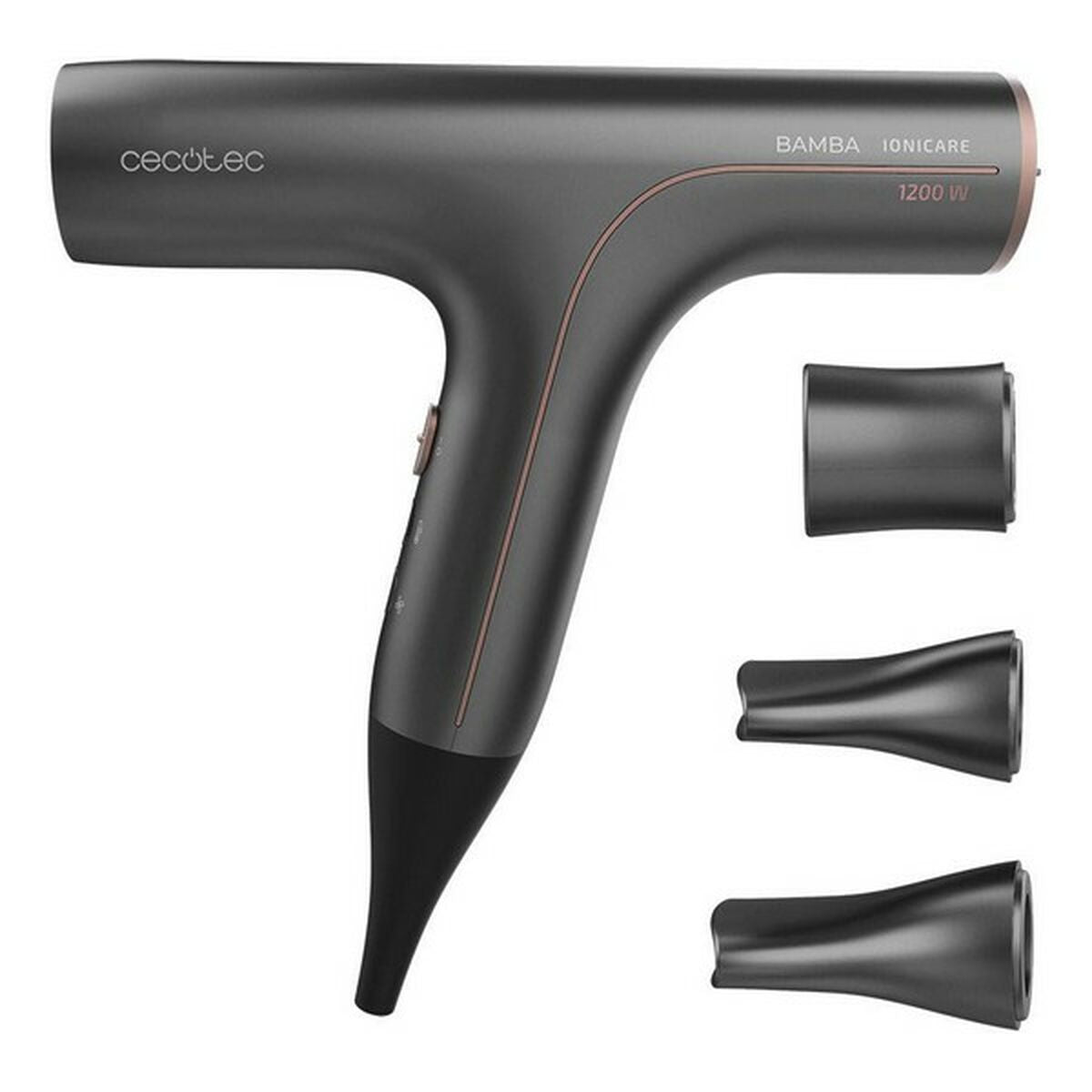 Uscător de păr Cecotec IoniCare 6000 Rockstar Soft Black 1200 W-0