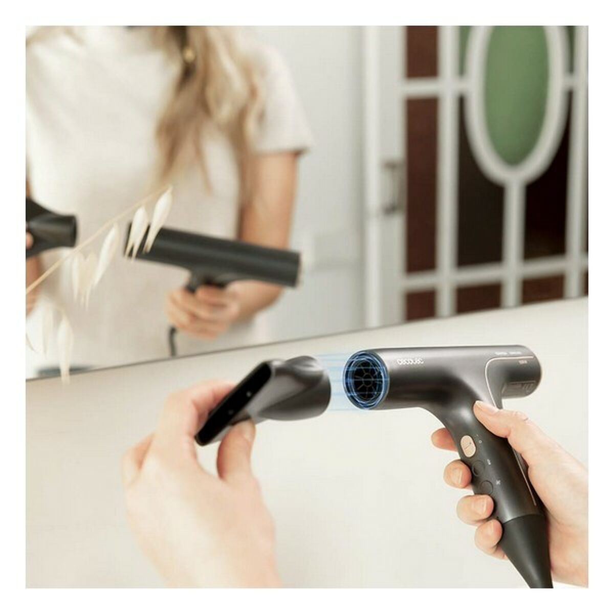 Uscător de păr Cecotec IoniCare 6000 Rockstar Soft Black 1200 W-3