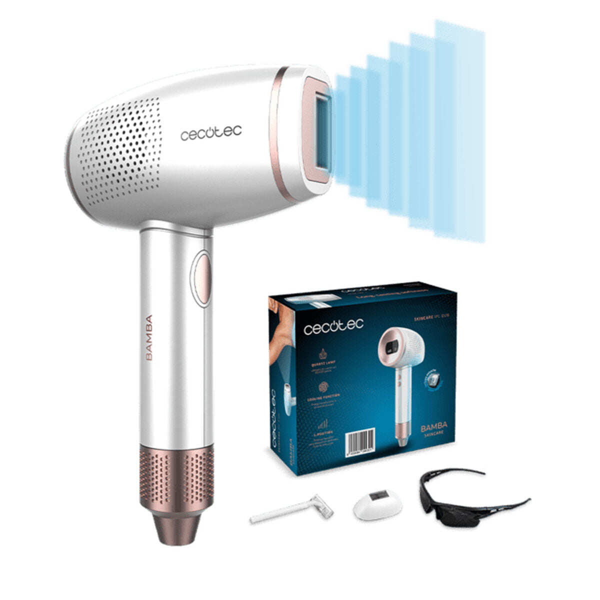 Electric IPL Hair Remover Cecotec SkinCare IPL Gun-1