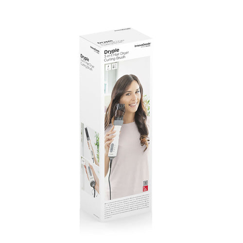 3-in-1 Drying, Styling and Curling Hairbrush Dryple InnovaGoods 550 W-1