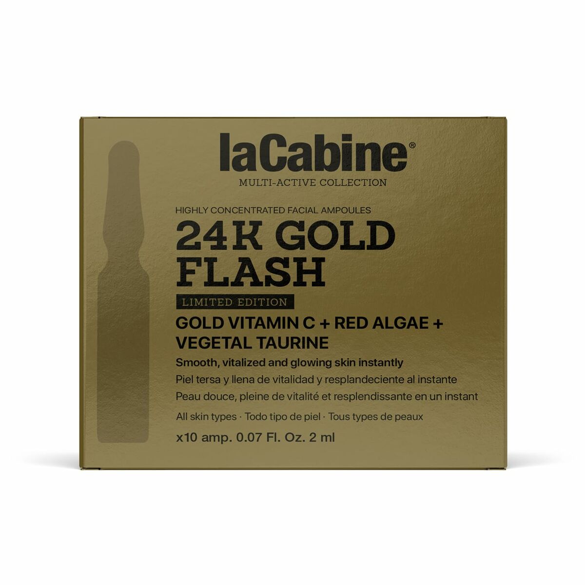 Ampoules laCabine 24K GOLD FLASH 2 ml 10 Units-0