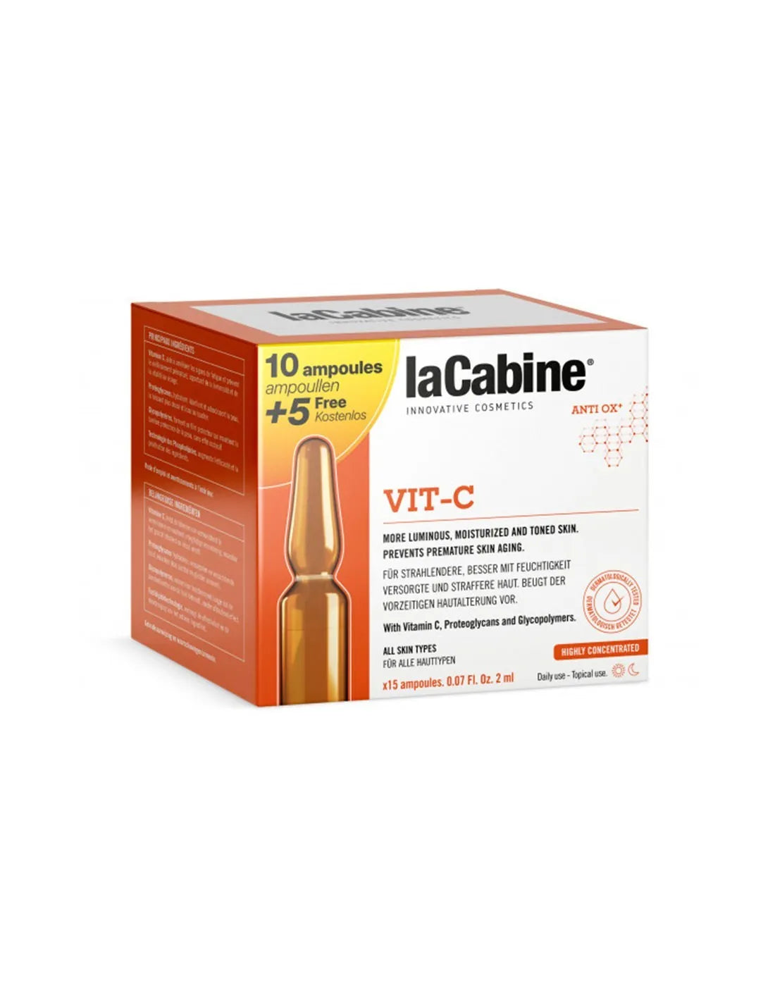 LA Cabine Amp Fac Pack 10 5x2 Vitam C