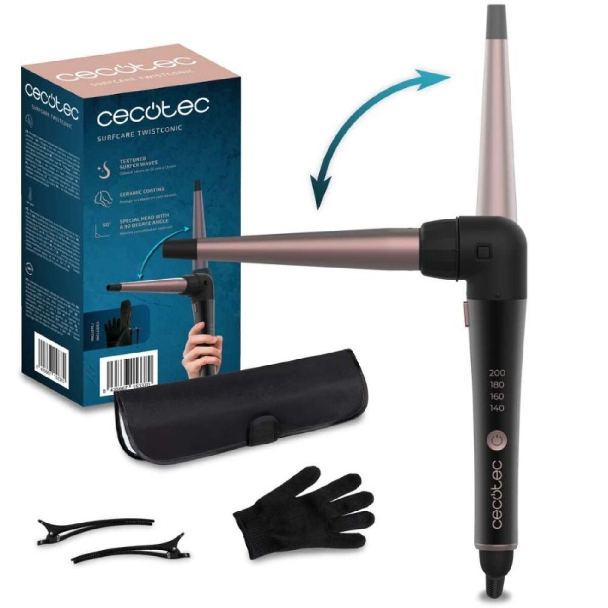 Lockenstab Cecotec TwistConic-0