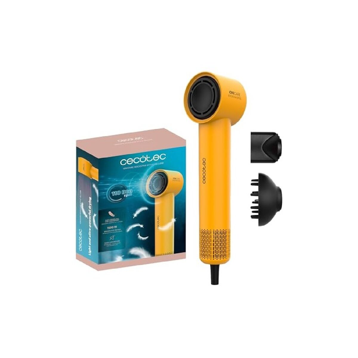 Sèche-cheveux Cecotec RockStar Style 1500 W-0