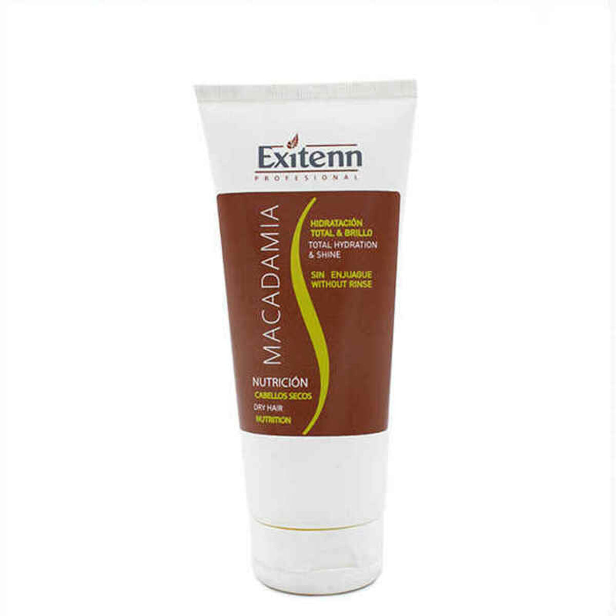 Masque hydratant Macadamia Nutrition cheveux secs Exitenn (200 ml)-0