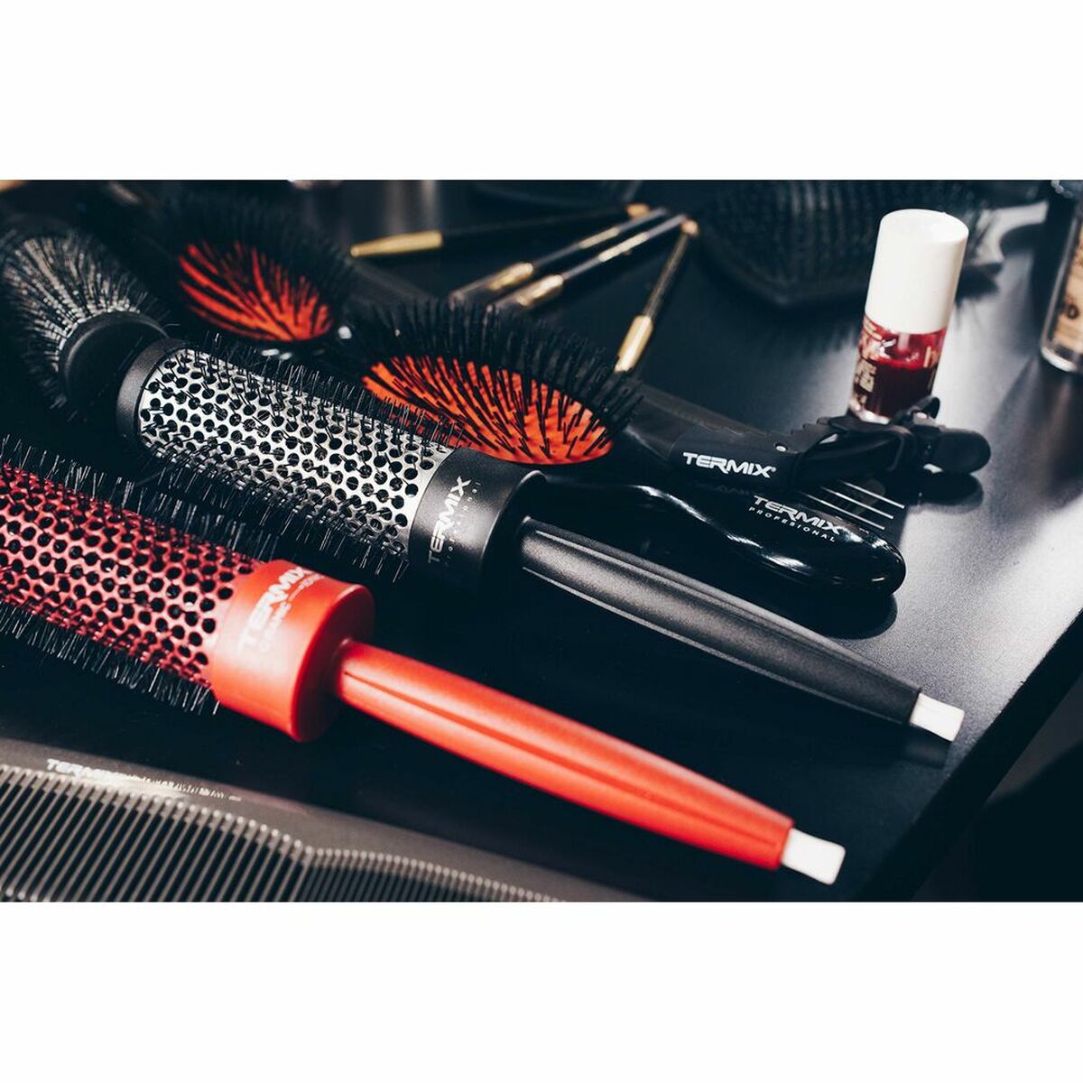 Round Brush Termix Profesional Aluminium Black (Ø 23 mm)-0
