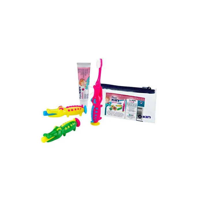 Kin Fluorkin Coccodrillo da viaggio per bambini Lotto 3 pz