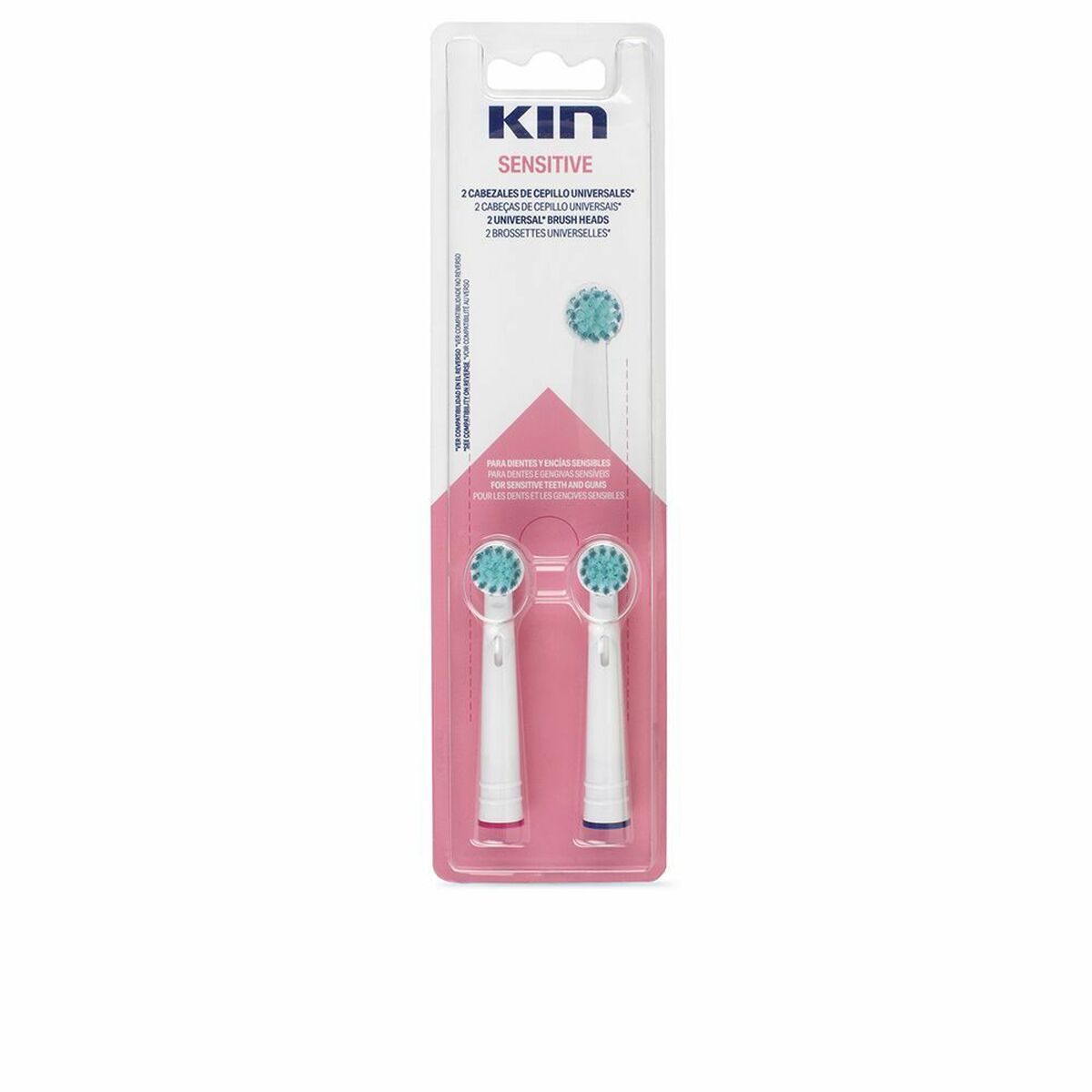 Replacement Head Kin 1865137 Toothbrush (2 uds)-0