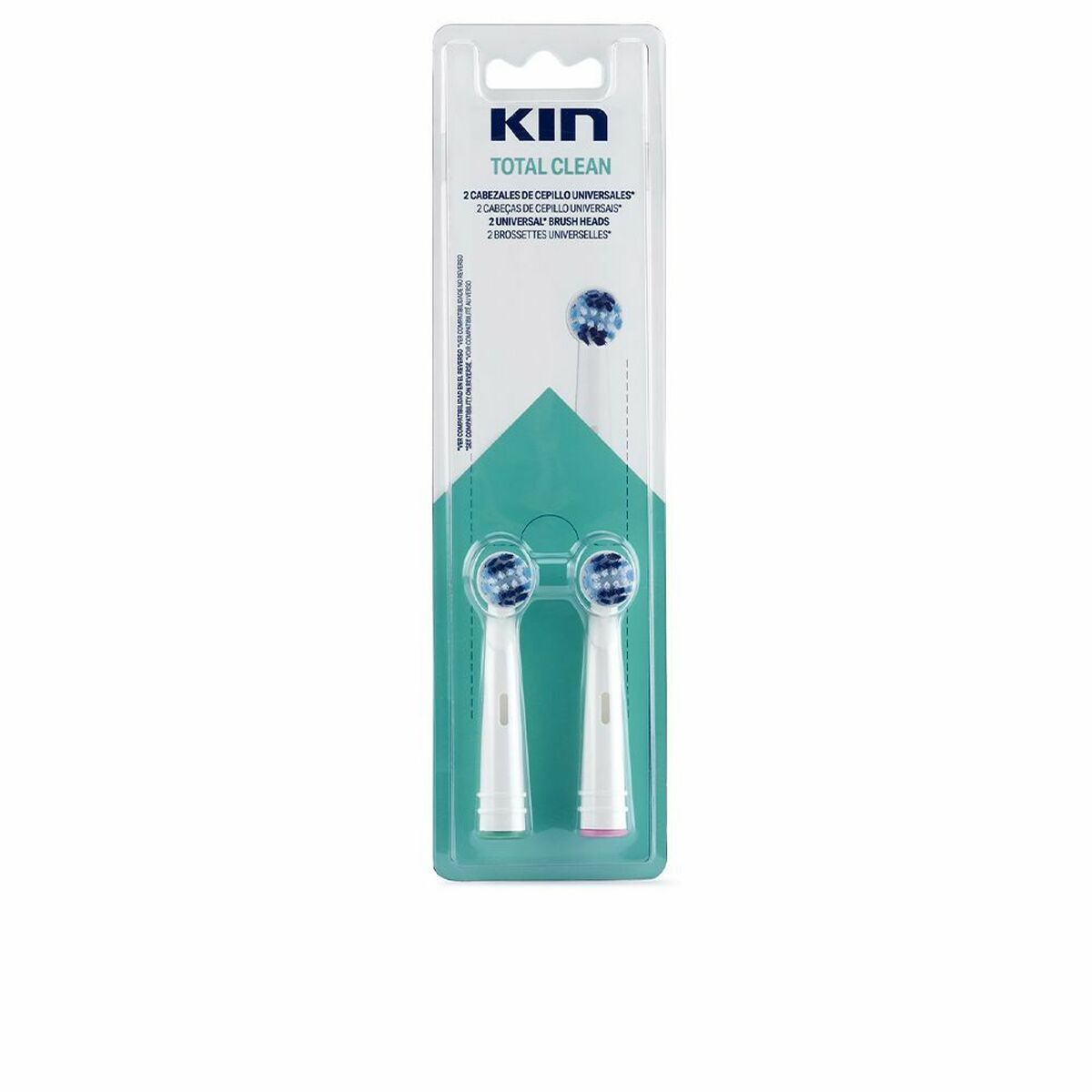 Replacement Head Kin 1865113 Toothbrush 2 Units (2 uds)-0