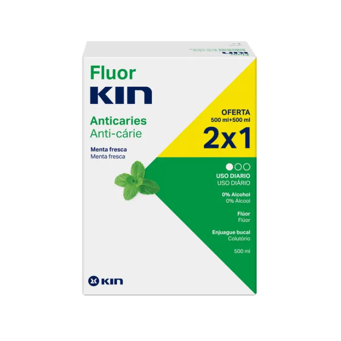 Kin Fluorkin Collutorio 2x500 ml