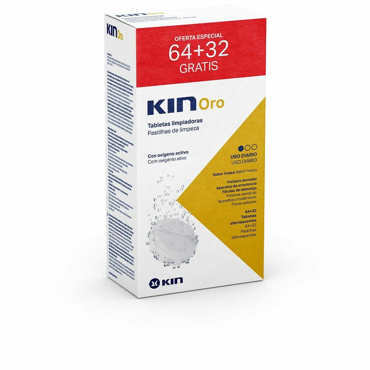 Cleaning Tablets for Dentures Kin Kin Oro-0