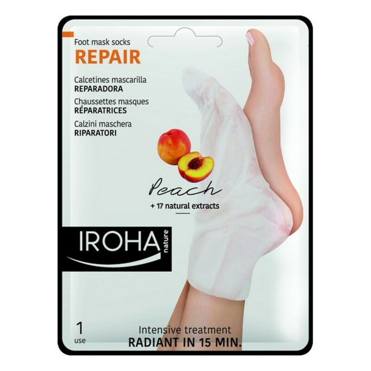 Moisturising Socks Repair Peach Iroha 659404-0