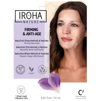 Iroha Nature Firming e Anti-Age Backuchiol e Peptides Firming maschera viso 2