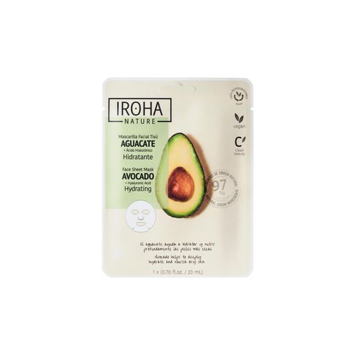 Iroha Nature maschera Avocado Hyaluronic Acid 1 pz