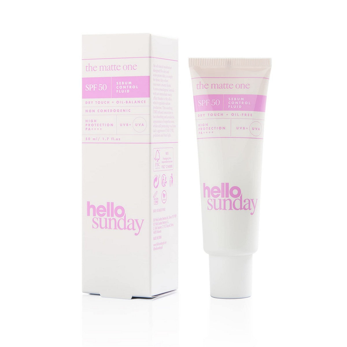 Crème visage bonjour dimanche The Matte One SPF 50 (50 ml)-3