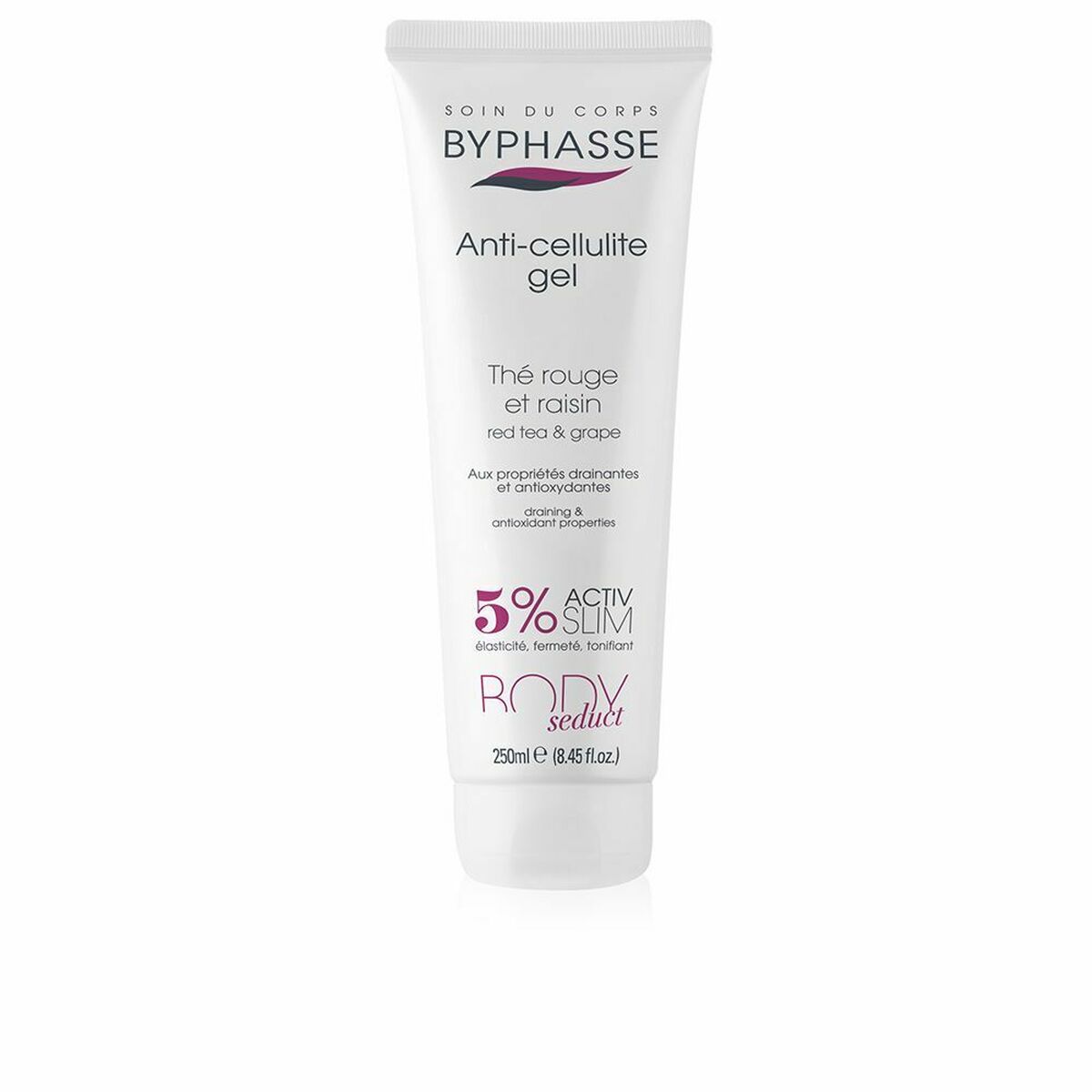 Anti-Cellulite Gel Byphasse Body Seduct Gel Nori Red Tea Grapes 250 ml-0