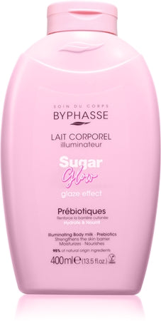 Byphasse Sugar Glow latte corpo Iluminadora Con Prebióticos 400 ml