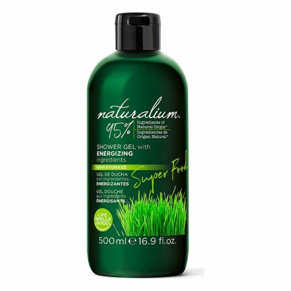 Duschgel Super Food Wheatgrass Energizing Naturalium (500 ml)-0