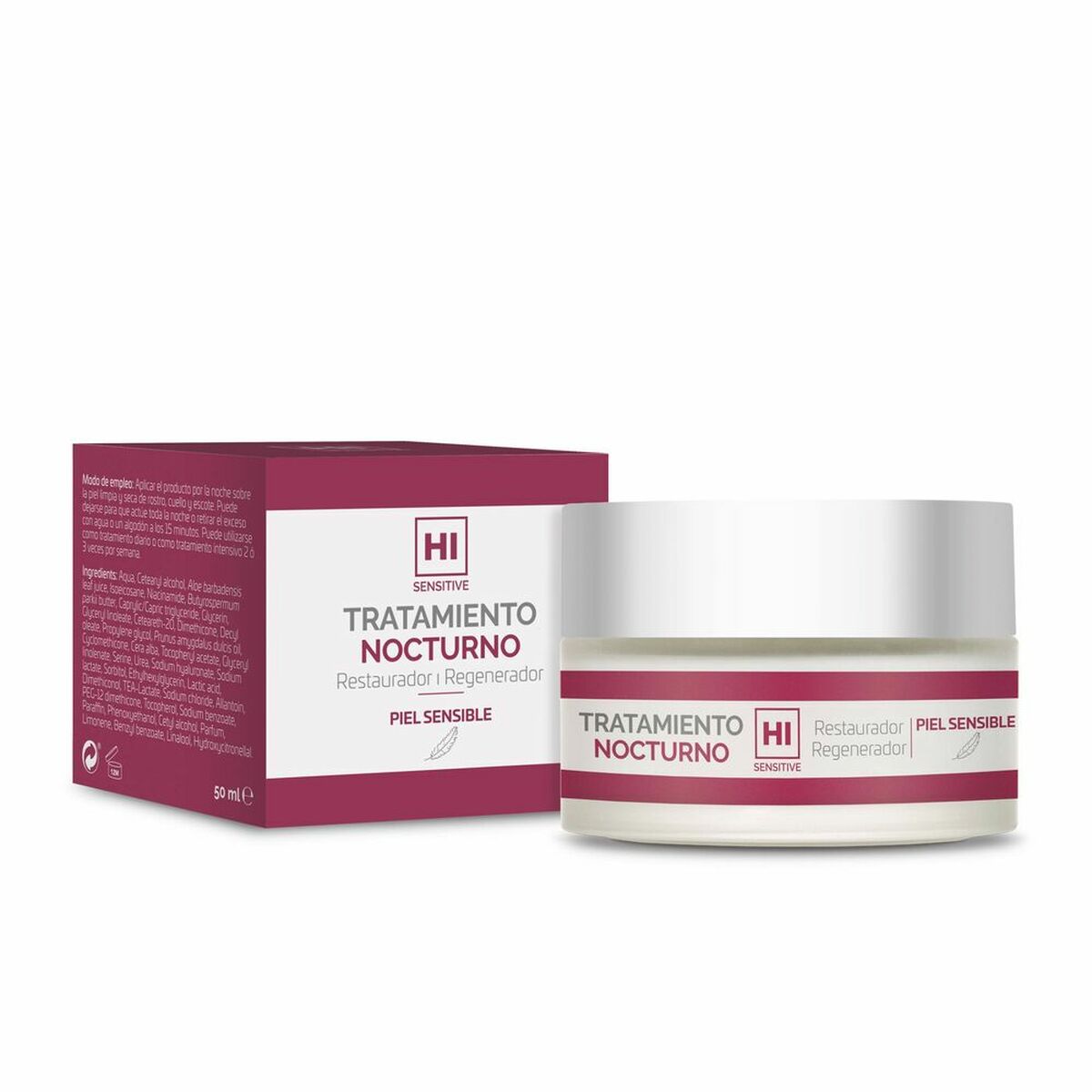 Night Cream Hi Sensitive Redumodel (50 ml)-0