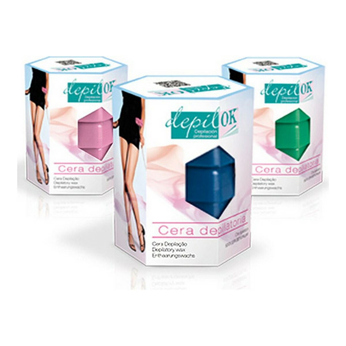 Cire d'épilation corporelle Depil Ok Cera Azul (300 g)-0