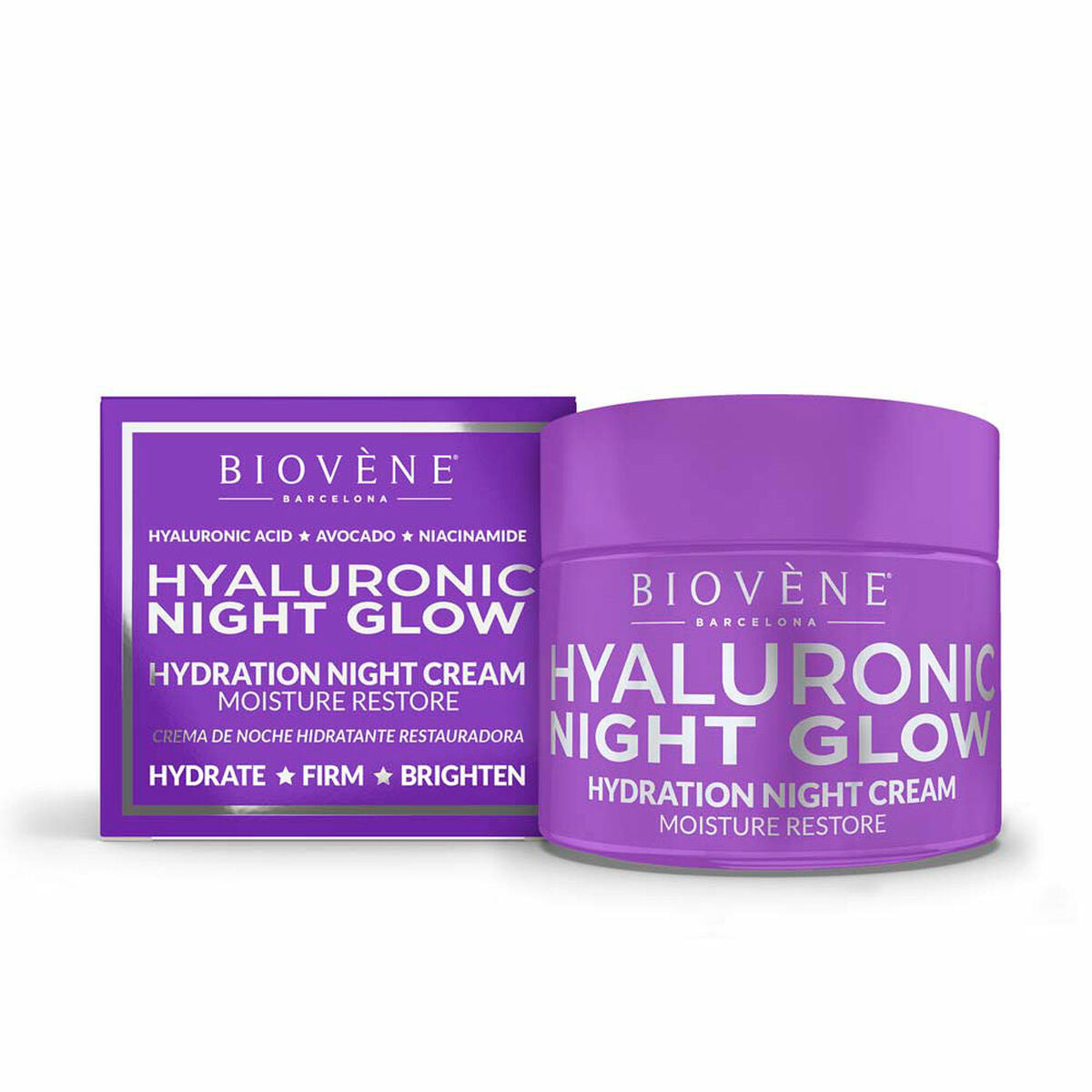 Night Cream Biovène Hyaluronic Night Glow 50 ml-0