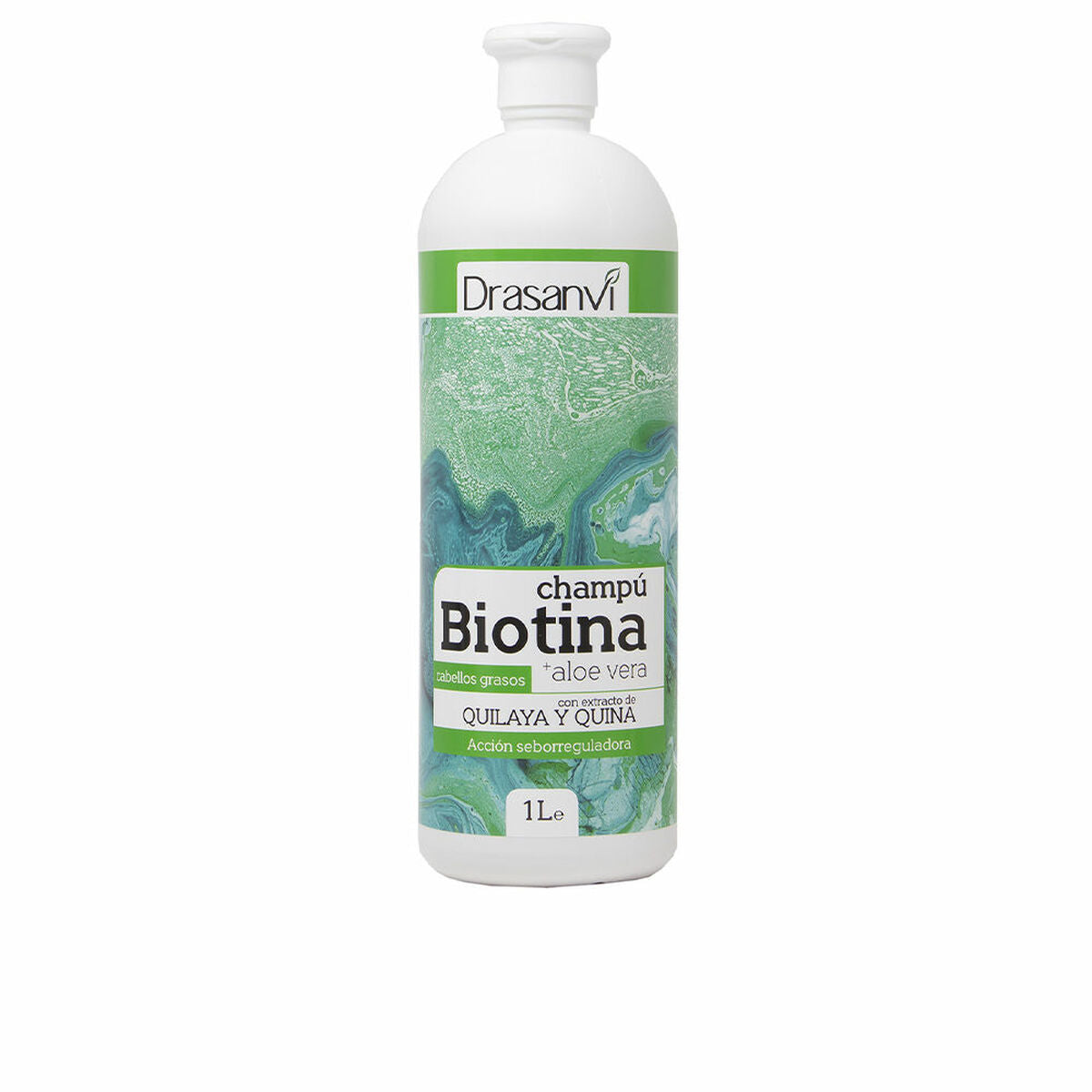 Sebum-Regulating Shampoo Drasanvi Greasy hair Biotin (1 L)-0