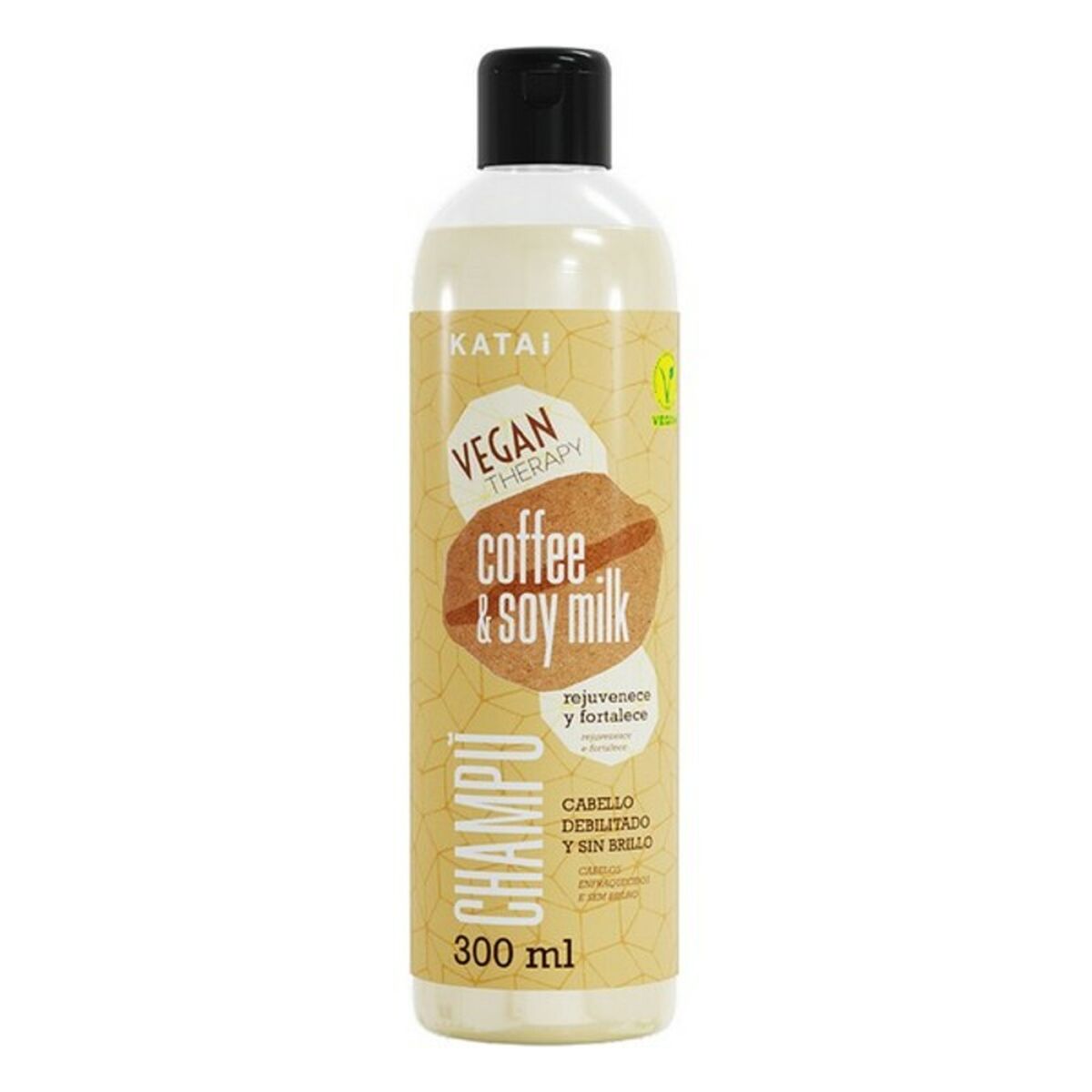 Shampoo Caffè E Latte Di Soia Latte Katai (300 ml)-0